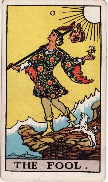 The Fool, card zero in the Rider–Waite–Smith deck