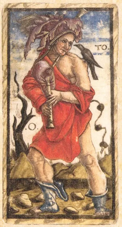 Mato, the zero card in the Sola Busca deck